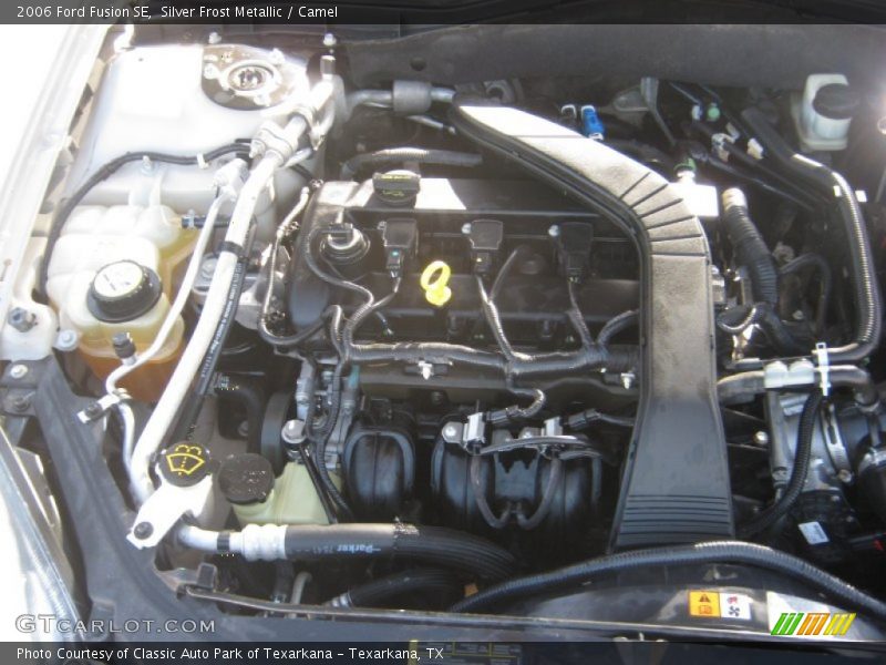 Silver Frost Metallic / Camel 2006 Ford Fusion SE