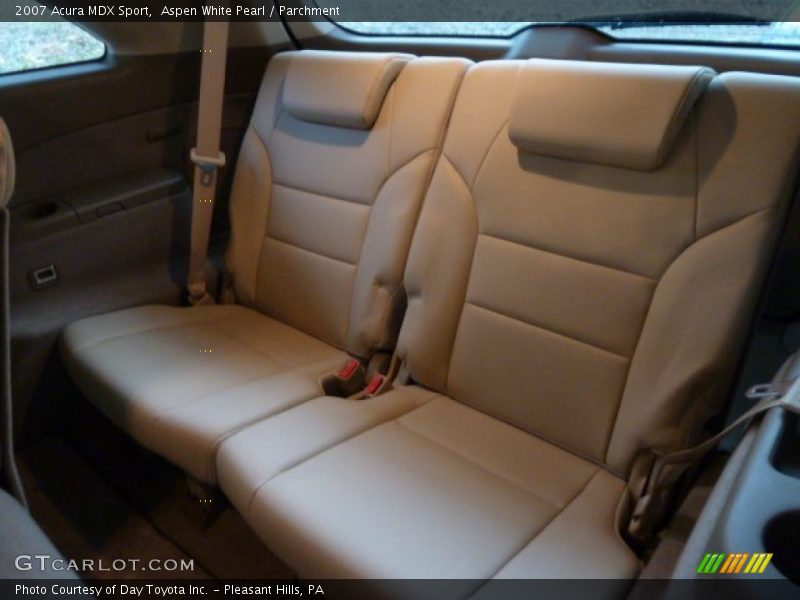 Aspen White Pearl / Parchment 2007 Acura MDX Sport