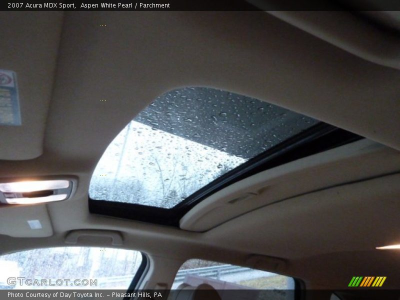 Aspen White Pearl / Parchment 2007 Acura MDX Sport