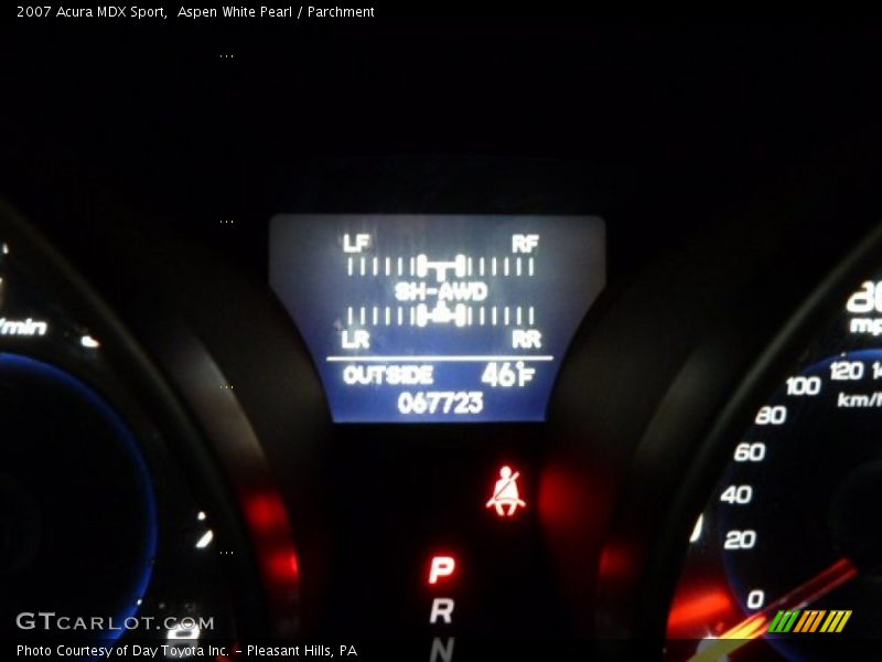 Aspen White Pearl / Parchment 2007 Acura MDX Sport