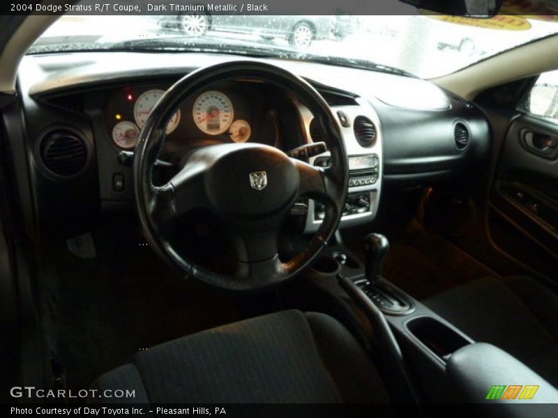 Dark Titanium Metallic / Black 2004 Dodge Stratus R/T Coupe