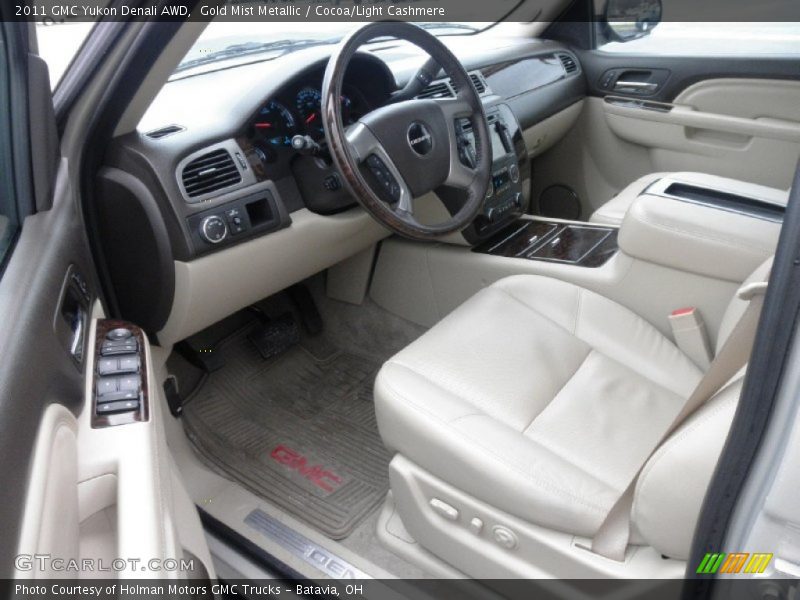 Gold Mist Metallic / Cocoa/Light Cashmere 2011 GMC Yukon Denali AWD