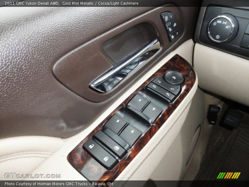 Gold Mist Metallic / Cocoa/Light Cashmere 2011 GMC Yukon Denali AWD