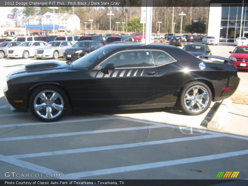 Pitch Black / Dark Slate Gray 2012 Dodge Challenger R/T Plus