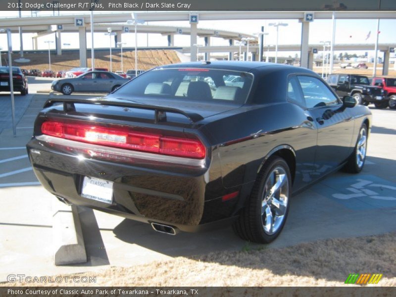 Pitch Black / Dark Slate Gray 2012 Dodge Challenger R/T Plus