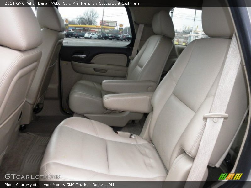 Gold Mist Metallic / Cocoa/Light Cashmere 2011 GMC Yukon Denali AWD
