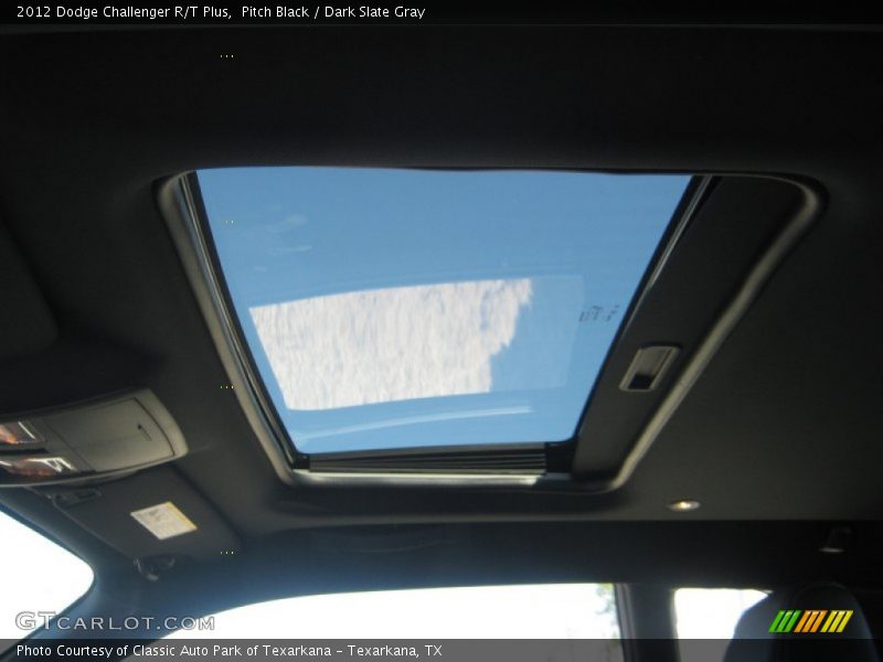 Pitch Black / Dark Slate Gray 2012 Dodge Challenger R/T Plus