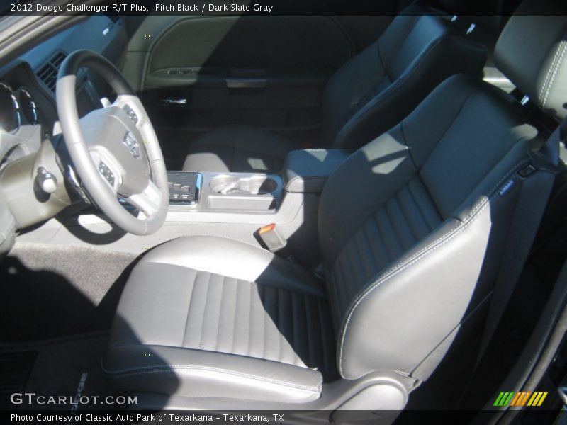 Pitch Black / Dark Slate Gray 2012 Dodge Challenger R/T Plus
