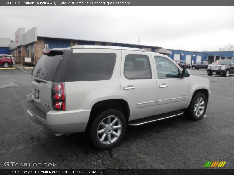 Gold Mist Metallic / Cocoa/Light Cashmere 2011 GMC Yukon Denali AWD