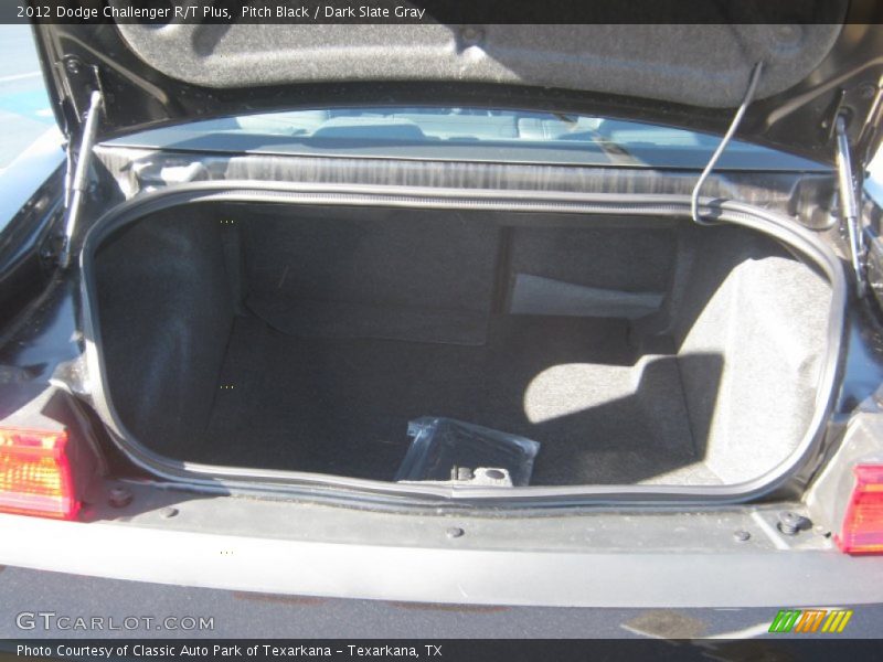 Pitch Black / Dark Slate Gray 2012 Dodge Challenger R/T Plus