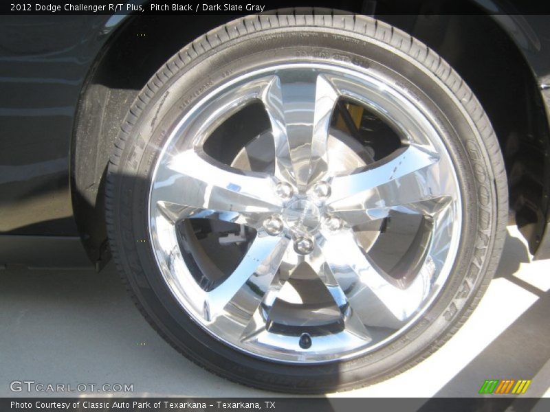 Pitch Black / Dark Slate Gray 2012 Dodge Challenger R/T Plus