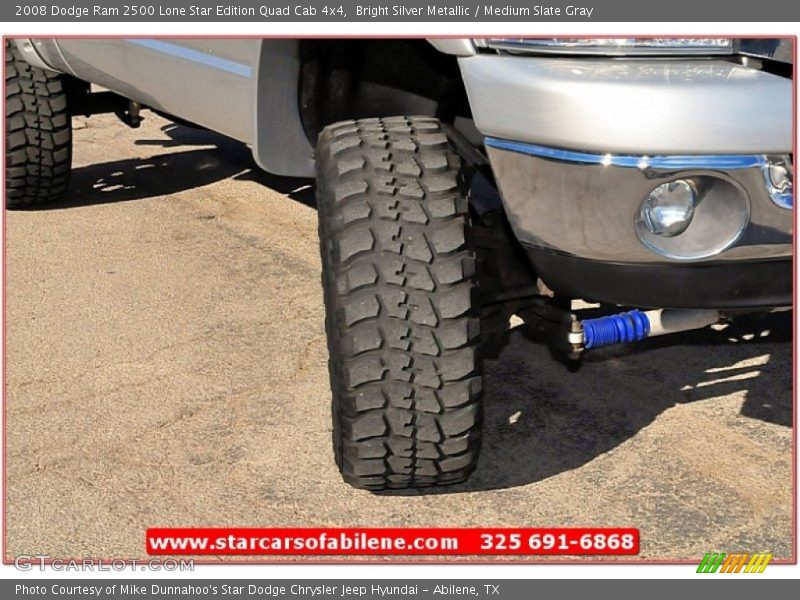 Bright Silver Metallic / Medium Slate Gray 2008 Dodge Ram 2500 Lone Star Edition Quad Cab 4x4