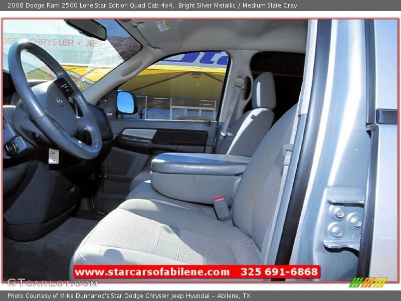 Bright Silver Metallic / Medium Slate Gray 2008 Dodge Ram 2500 Lone Star Edition Quad Cab 4x4