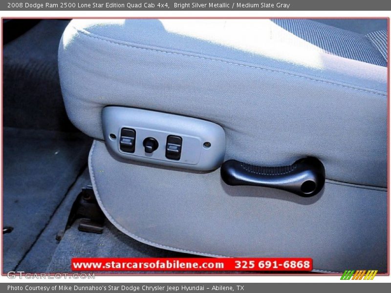 Bright Silver Metallic / Medium Slate Gray 2008 Dodge Ram 2500 Lone Star Edition Quad Cab 4x4