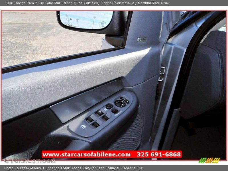 Bright Silver Metallic / Medium Slate Gray 2008 Dodge Ram 2500 Lone Star Edition Quad Cab 4x4