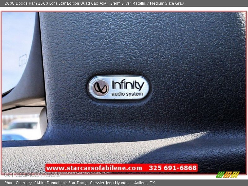 Bright Silver Metallic / Medium Slate Gray 2008 Dodge Ram 2500 Lone Star Edition Quad Cab 4x4