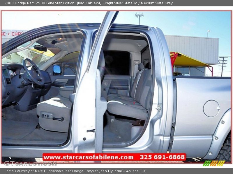 Bright Silver Metallic / Medium Slate Gray 2008 Dodge Ram 2500 Lone Star Edition Quad Cab 4x4