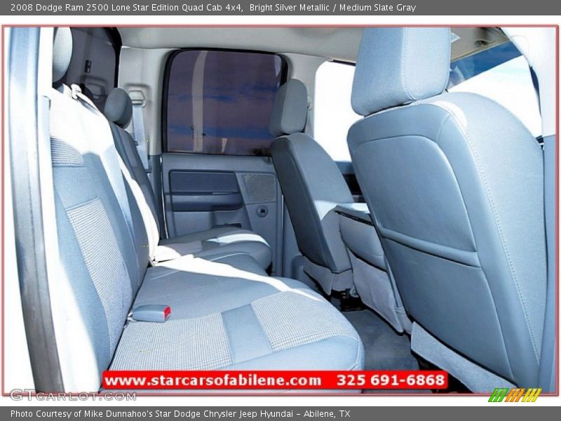 Bright Silver Metallic / Medium Slate Gray 2008 Dodge Ram 2500 Lone Star Edition Quad Cab 4x4