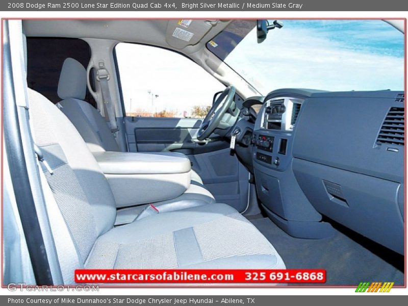 Bright Silver Metallic / Medium Slate Gray 2008 Dodge Ram 2500 Lone Star Edition Quad Cab 4x4