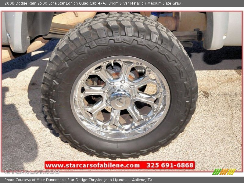 Bright Silver Metallic / Medium Slate Gray 2008 Dodge Ram 2500 Lone Star Edition Quad Cab 4x4