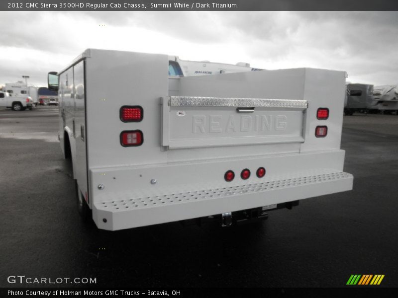 Summit White / Dark Titanium 2012 GMC Sierra 3500HD Regular Cab Chassis
