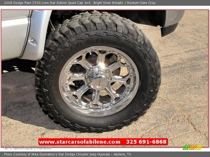 Bright Silver Metallic / Medium Slate Gray 2008 Dodge Ram 2500 Lone Star Edition Quad Cab 4x4