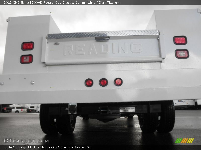 Summit White / Dark Titanium 2012 GMC Sierra 3500HD Regular Cab Chassis