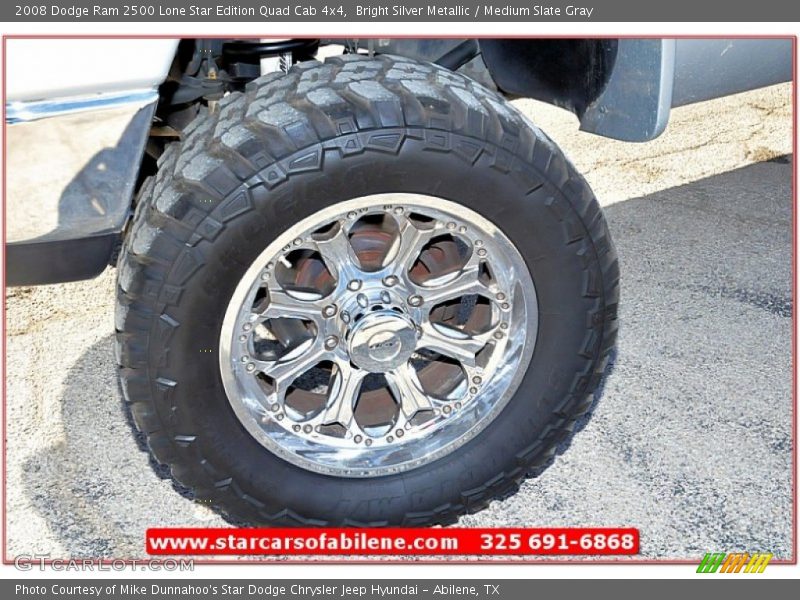 Bright Silver Metallic / Medium Slate Gray 2008 Dodge Ram 2500 Lone Star Edition Quad Cab 4x4