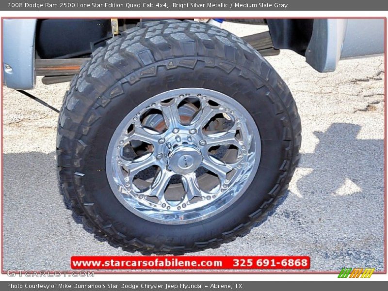 Bright Silver Metallic / Medium Slate Gray 2008 Dodge Ram 2500 Lone Star Edition Quad Cab 4x4