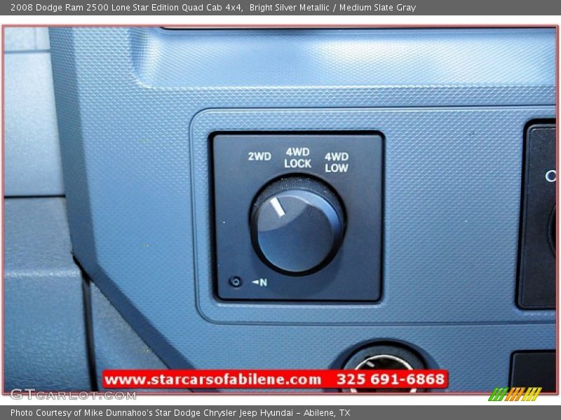 Bright Silver Metallic / Medium Slate Gray 2008 Dodge Ram 2500 Lone Star Edition Quad Cab 4x4