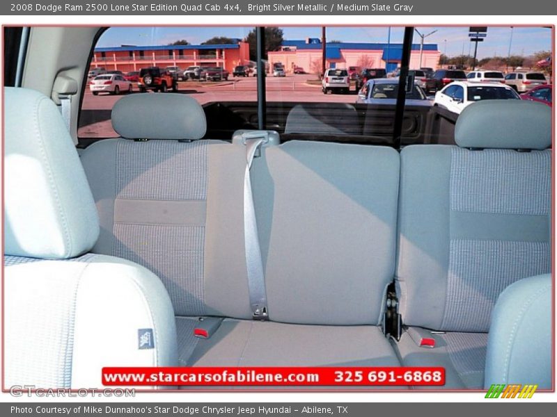 Bright Silver Metallic / Medium Slate Gray 2008 Dodge Ram 2500 Lone Star Edition Quad Cab 4x4