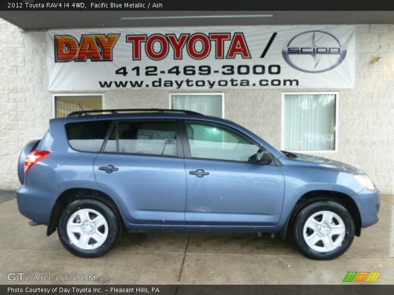 Pacific Blue Metallic / Ash 2012 Toyota RAV4 I4 4WD