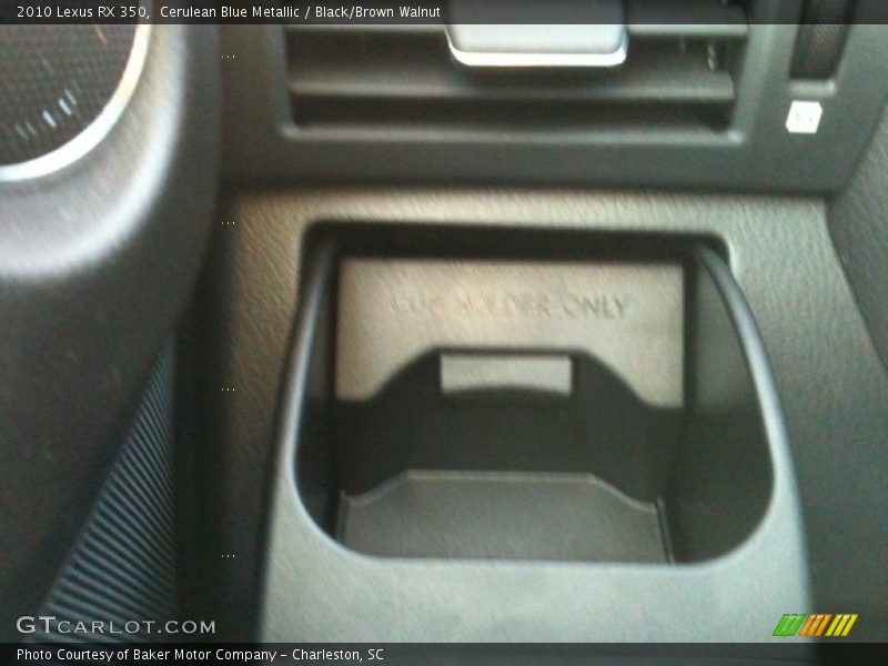Cerulean Blue Metallic / Black/Brown Walnut 2010 Lexus RX 350