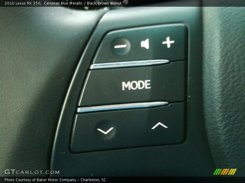 Cerulean Blue Metallic / Black/Brown Walnut 2010 Lexus RX 350