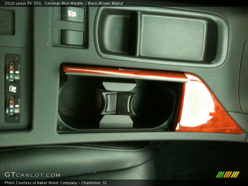 Cerulean Blue Metallic / Black/Brown Walnut 2010 Lexus RX 350