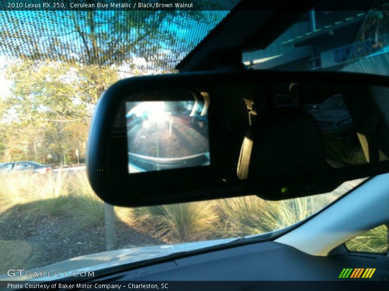 Cerulean Blue Metallic / Black/Brown Walnut 2010 Lexus RX 350