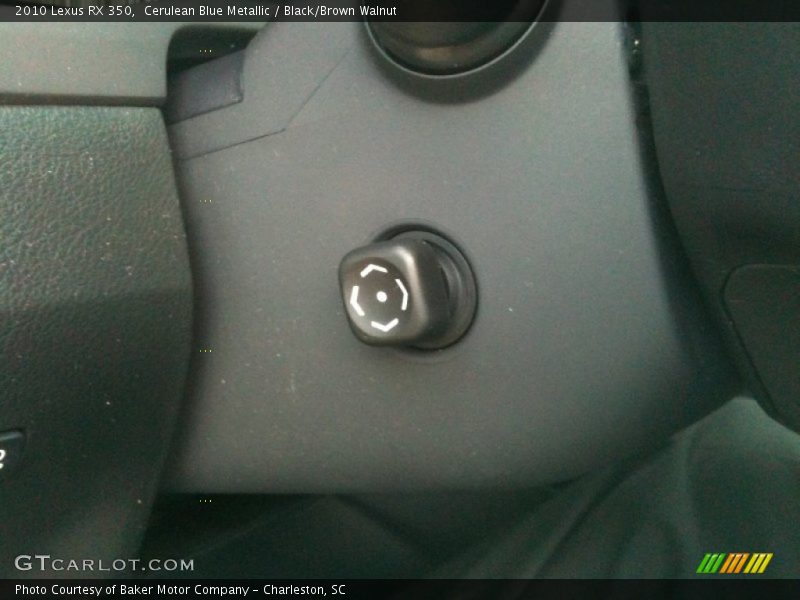 Cerulean Blue Metallic / Black/Brown Walnut 2010 Lexus RX 350
