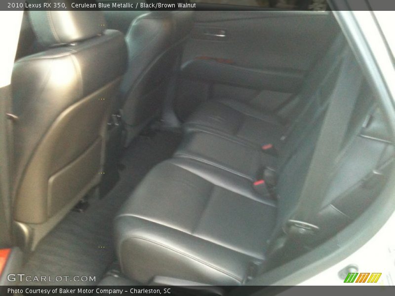 Cerulean Blue Metallic / Black/Brown Walnut 2010 Lexus RX 350