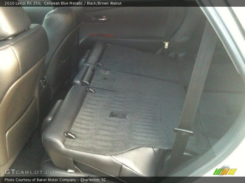 Cerulean Blue Metallic / Black/Brown Walnut 2010 Lexus RX 350