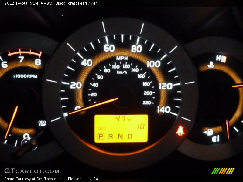  2012 RAV4 I4 4WD I4 4WD Gauges
