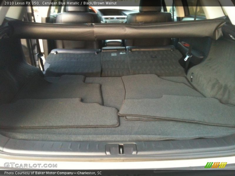 Cerulean Blue Metallic / Black/Brown Walnut 2010 Lexus RX 350