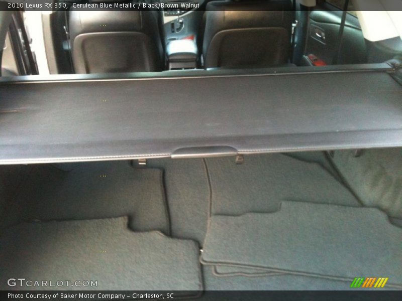 Cerulean Blue Metallic / Black/Brown Walnut 2010 Lexus RX 350
