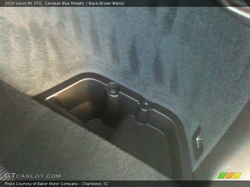 Cerulean Blue Metallic / Black/Brown Walnut 2010 Lexus RX 350