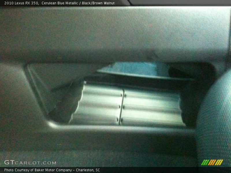 Cerulean Blue Metallic / Black/Brown Walnut 2010 Lexus RX 350