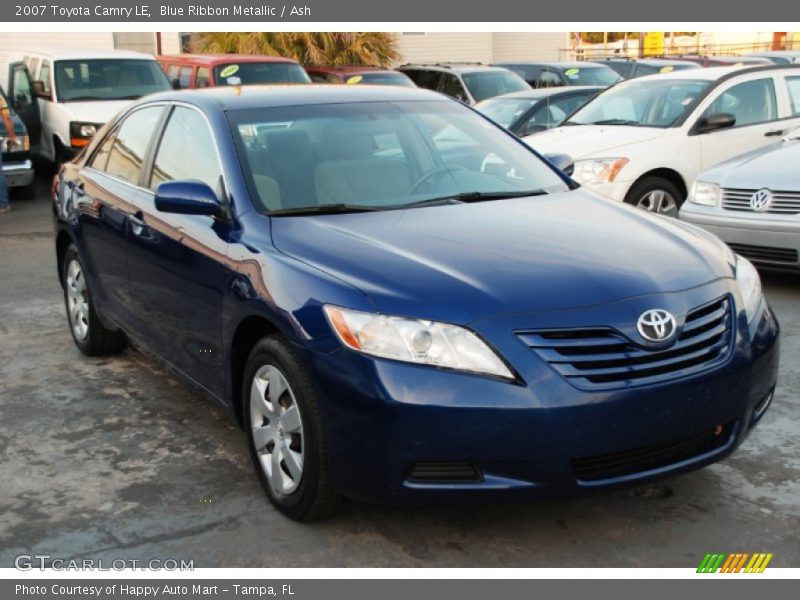 Blue Ribbon Metallic / Ash 2007 Toyota Camry LE