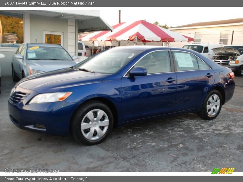 Blue Ribbon Metallic / Ash 2007 Toyota Camry LE