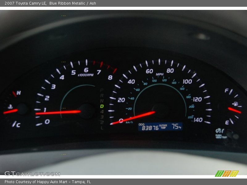 Blue Ribbon Metallic / Ash 2007 Toyota Camry LE
