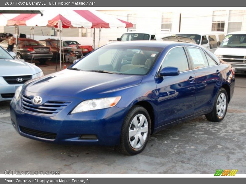 Blue Ribbon Metallic / Ash 2007 Toyota Camry LE