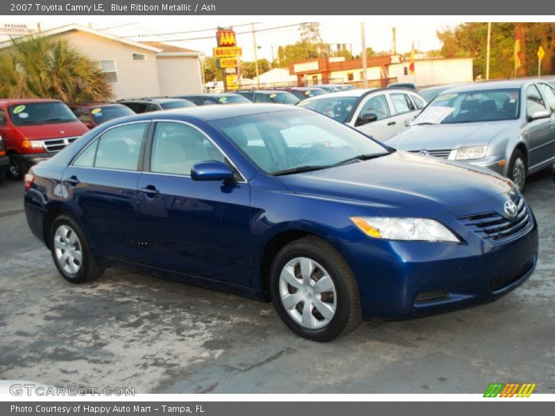 Blue Ribbon Metallic / Ash 2007 Toyota Camry LE