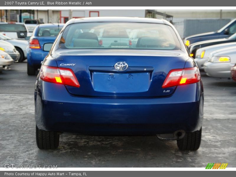 Blue Ribbon Metallic / Ash 2007 Toyota Camry LE